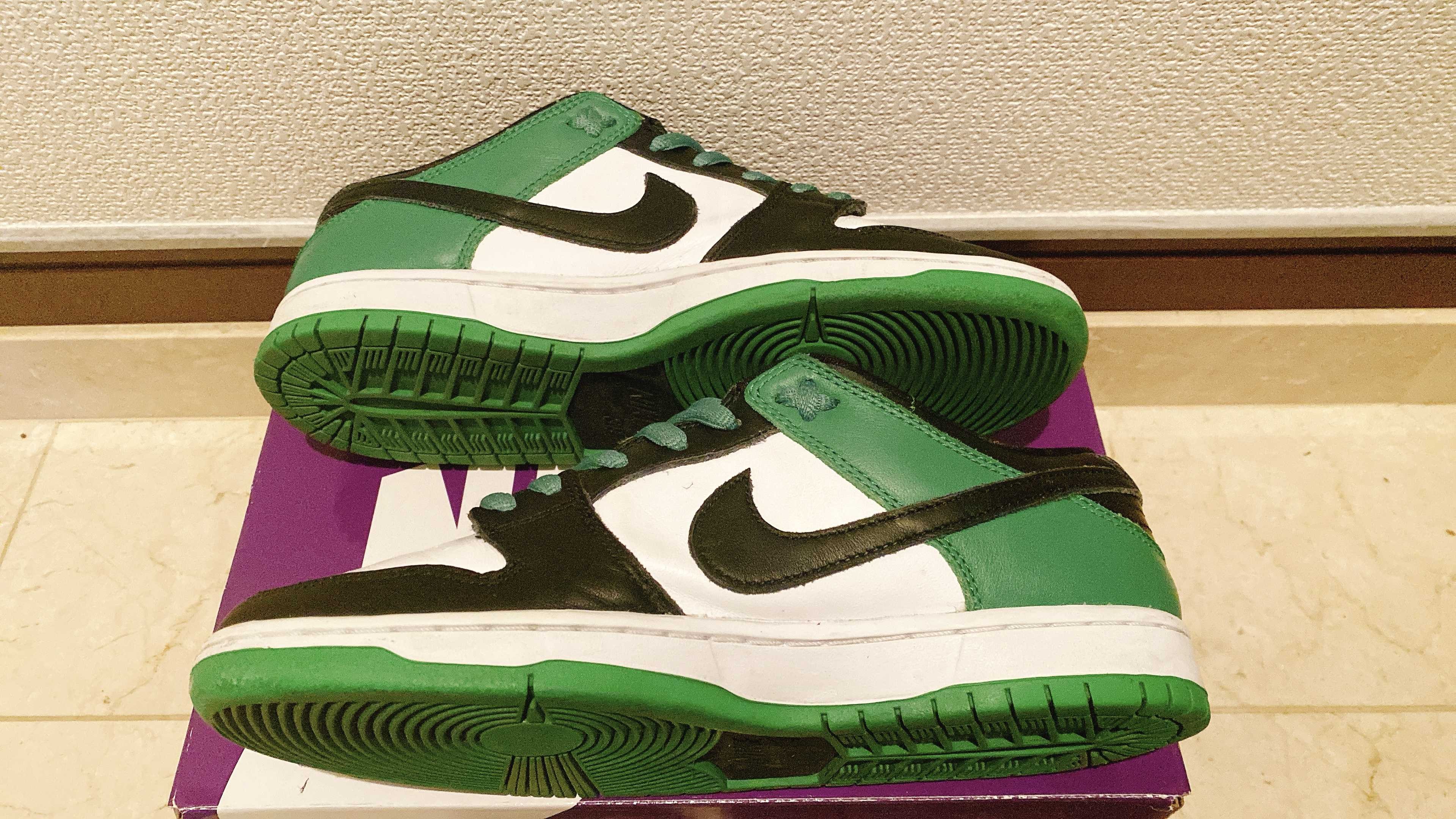 Nike SB Dunk Low Pro "Black and Classic Green"