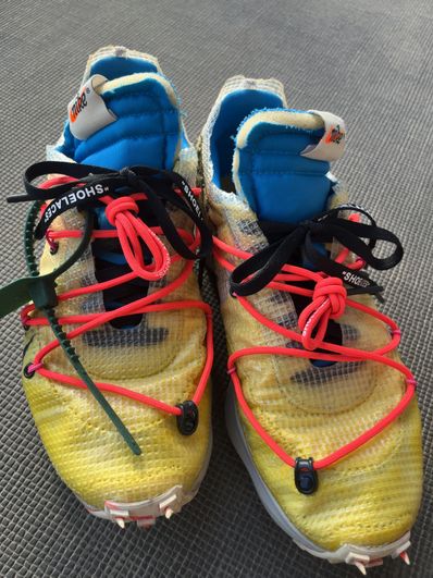 Off-White × Nike Women's Vapor Street "Tour Yellow"