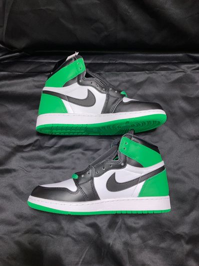 Nike GS Air Jordan 1 Retro High OG "Celtics/Black and Lucky Green" (2023)