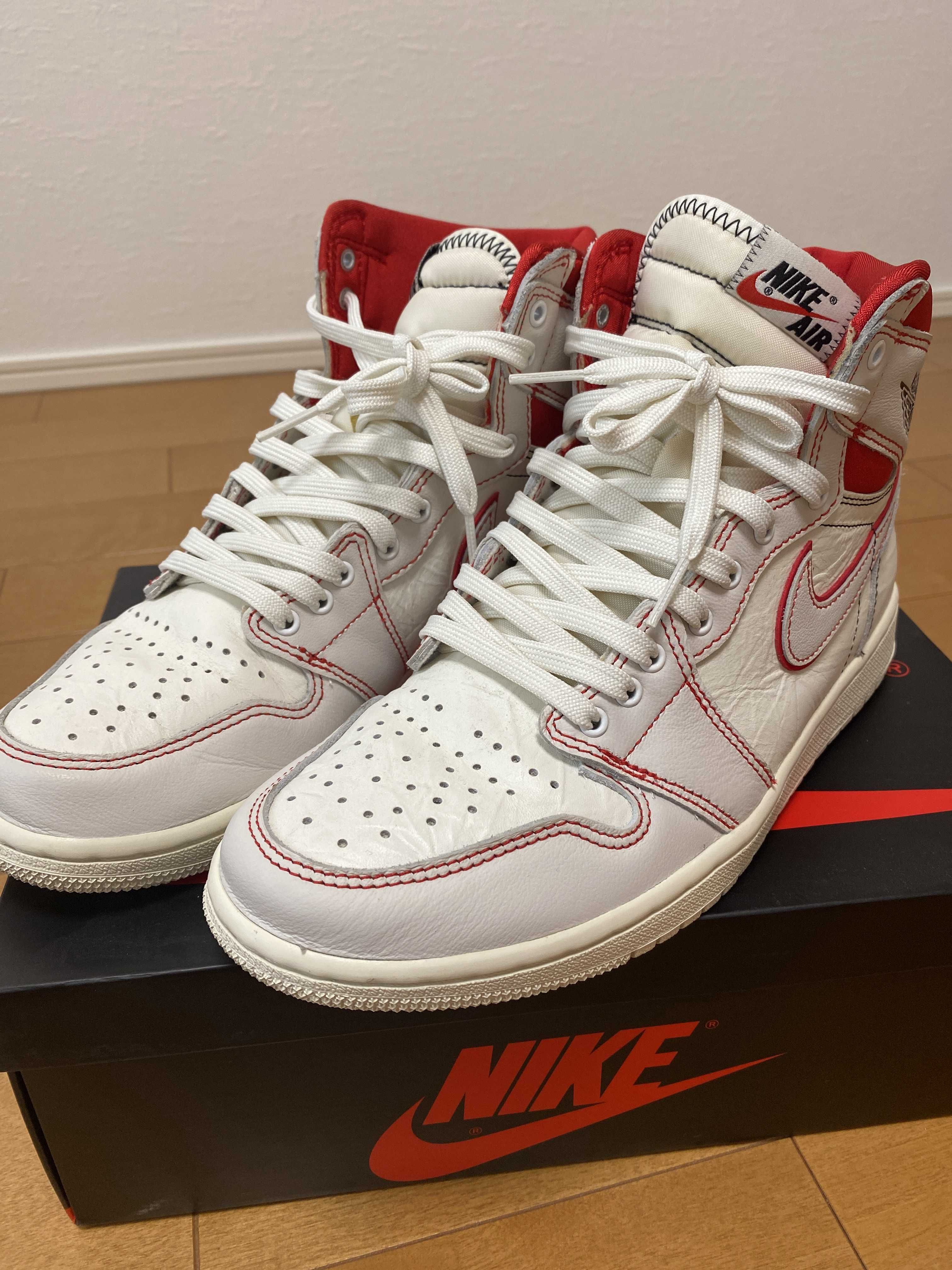 Nike Air Jordan 1 Retro High OG "Sail/University Red"