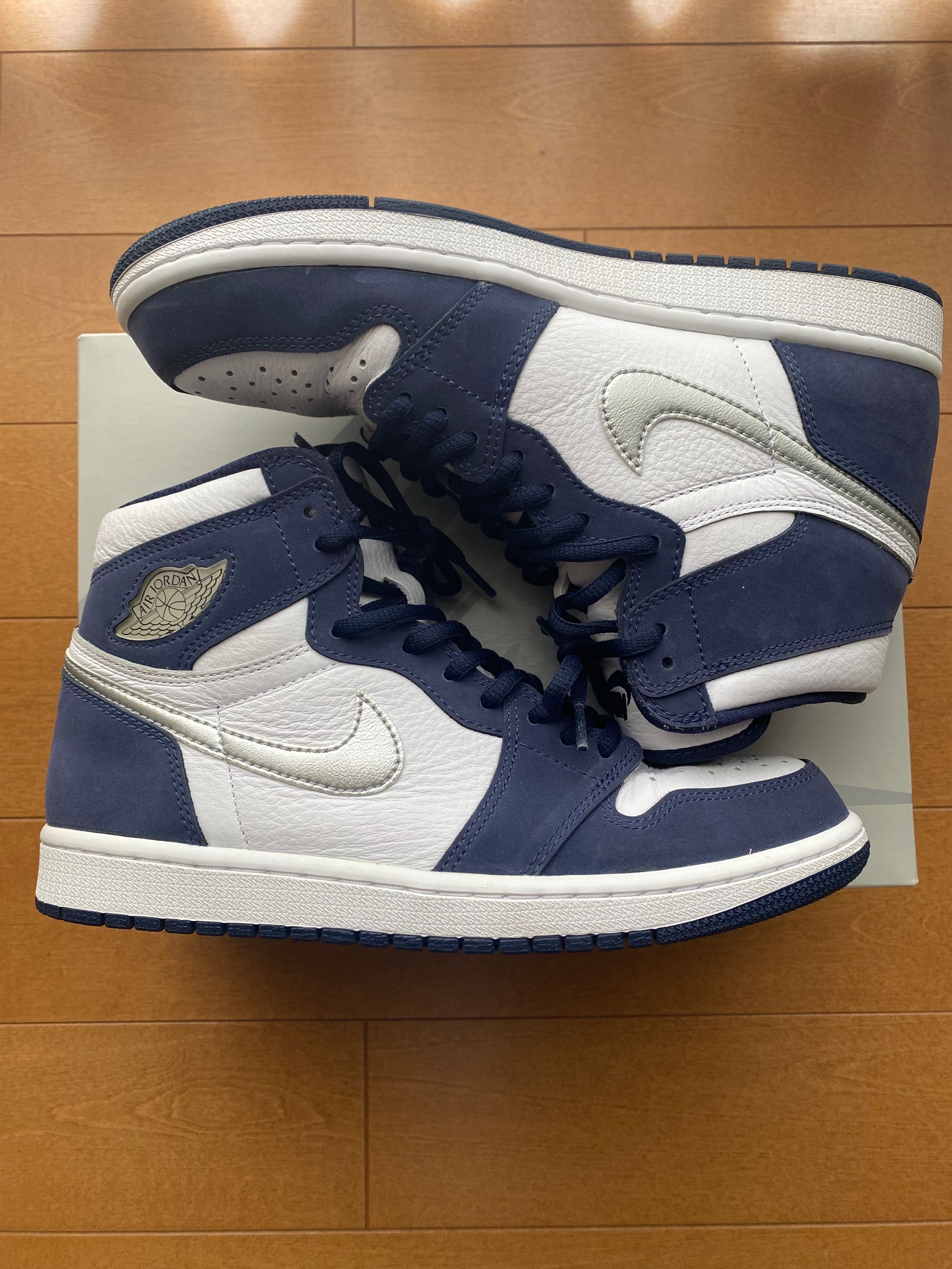 Nike Air Jordan 1 High OG CO.JP "White/Midnight Navy" (2020)(ブリーフケースなし)
