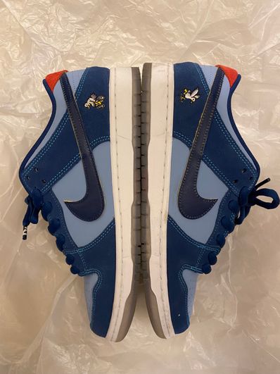 Why So Sad? × Nike SB Dunk Low "Coastal Blue/Speed Yellow-University Red"