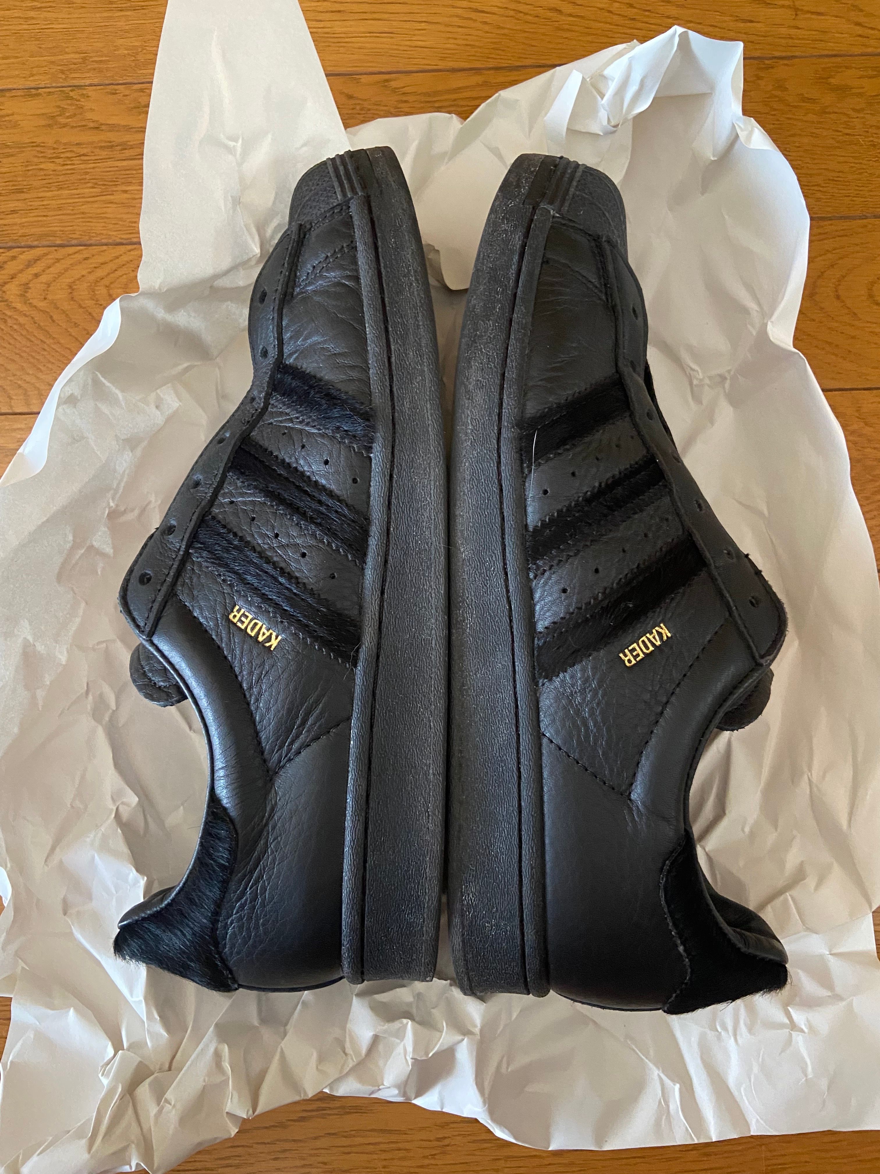 Kader × adidas Superstar ADV "Core Black/Core Black/Gold Metallic"