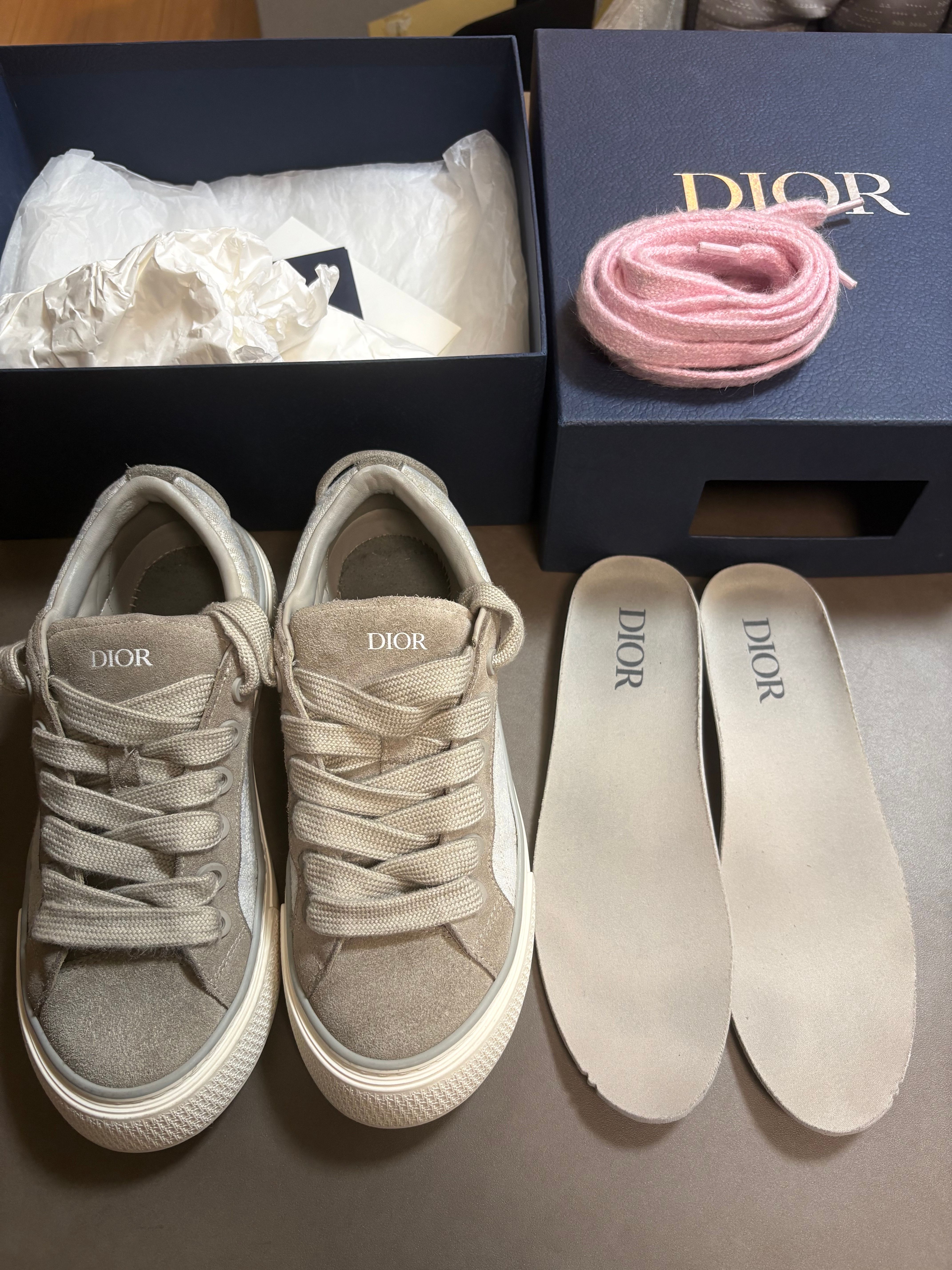 Dior B33 Sneaker "Gray/White"