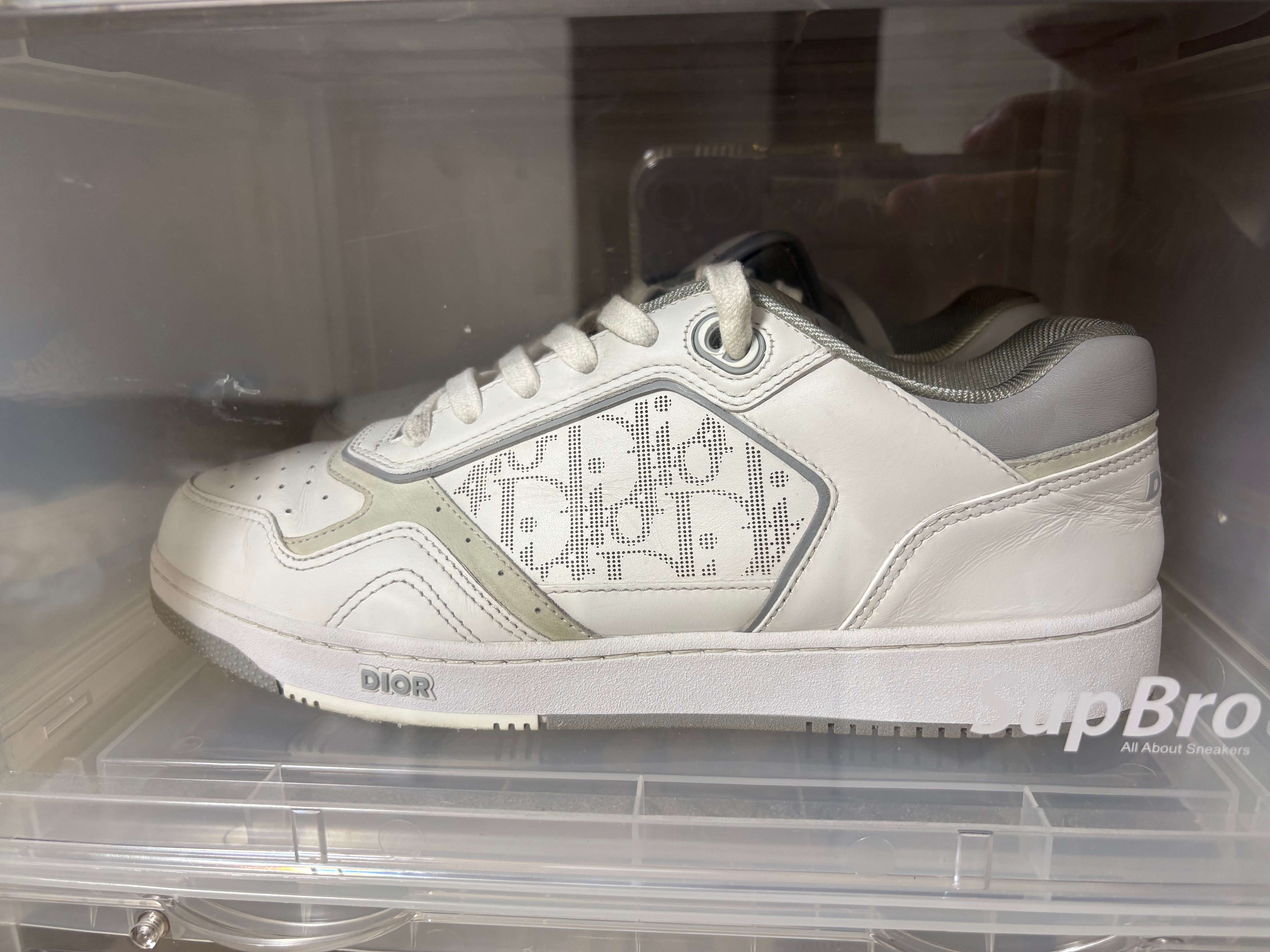 Dior B27 Low Top Sneaker Dior Oblique Galaxy Leather "White"