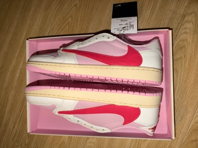 Travis Scott × Nike Air Jordan 1 Retro Low OG "Sail/Tropical Pink"