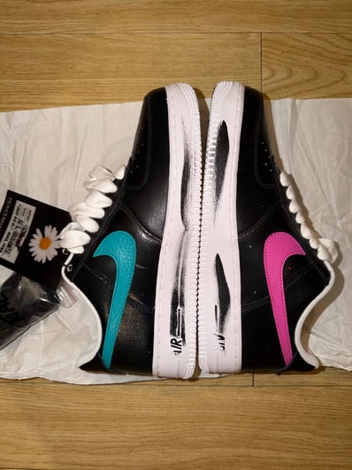 PEACEMINUSONE × Nike Air Force 1 Low '07 Para-Noise 3.0 "Black and Multi-Color" / G-DRAGON
