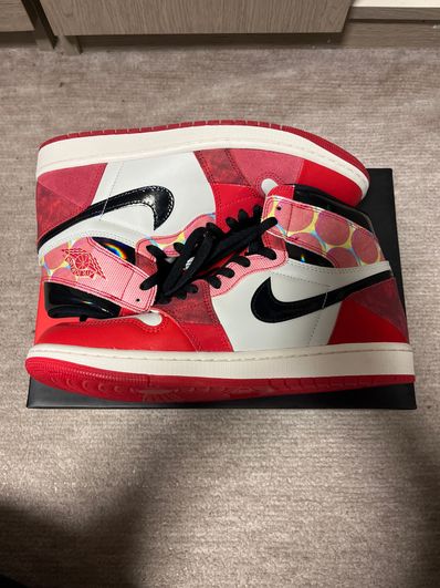 Spider-Man × Nike Air Jordan 1 Retro High OG SP "Spider-Man: Across the Spider-Verse/University Red"