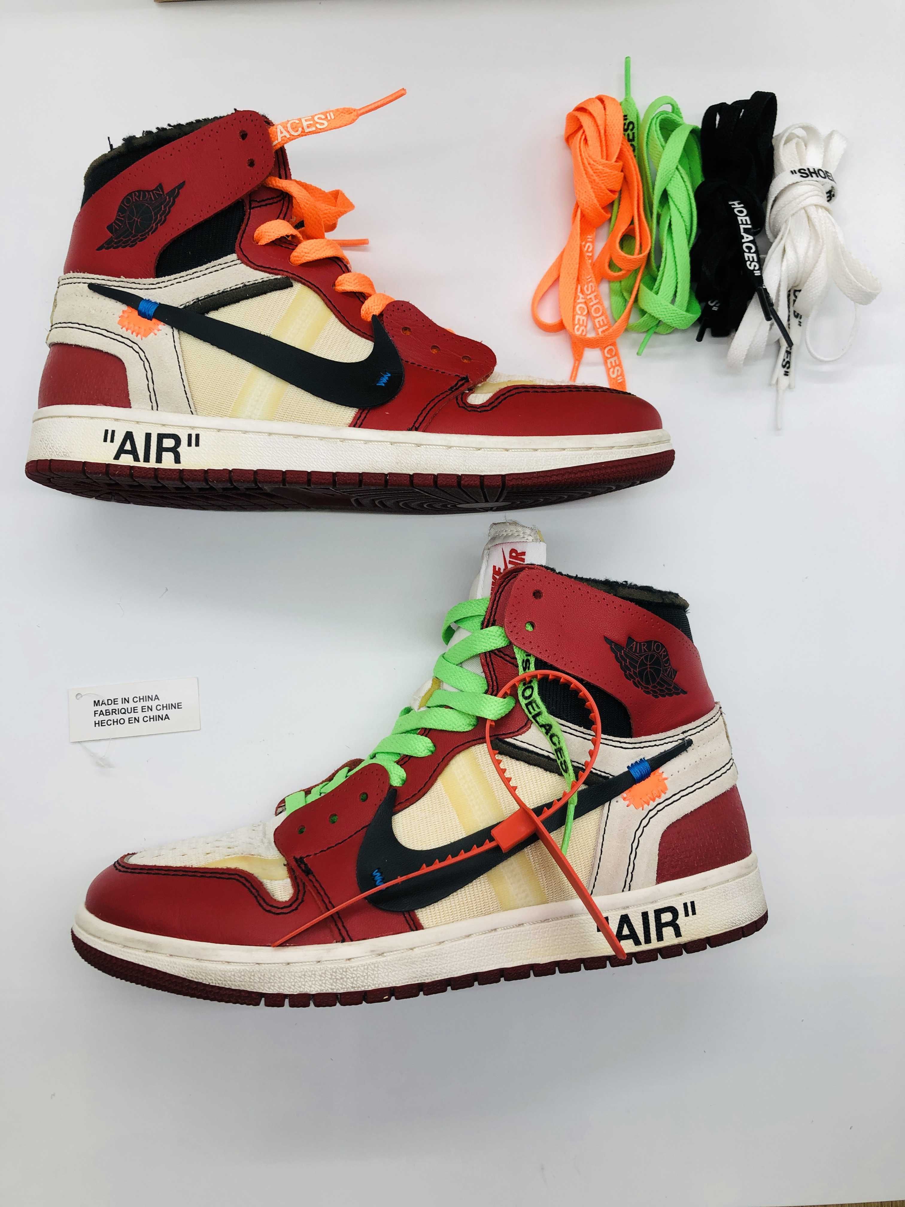 Off-White × Nike Air Jordan 1 Retro High The Ten "Chicago"