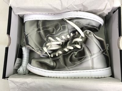 CLOT × Nike Dunk High "Silver/Flux"