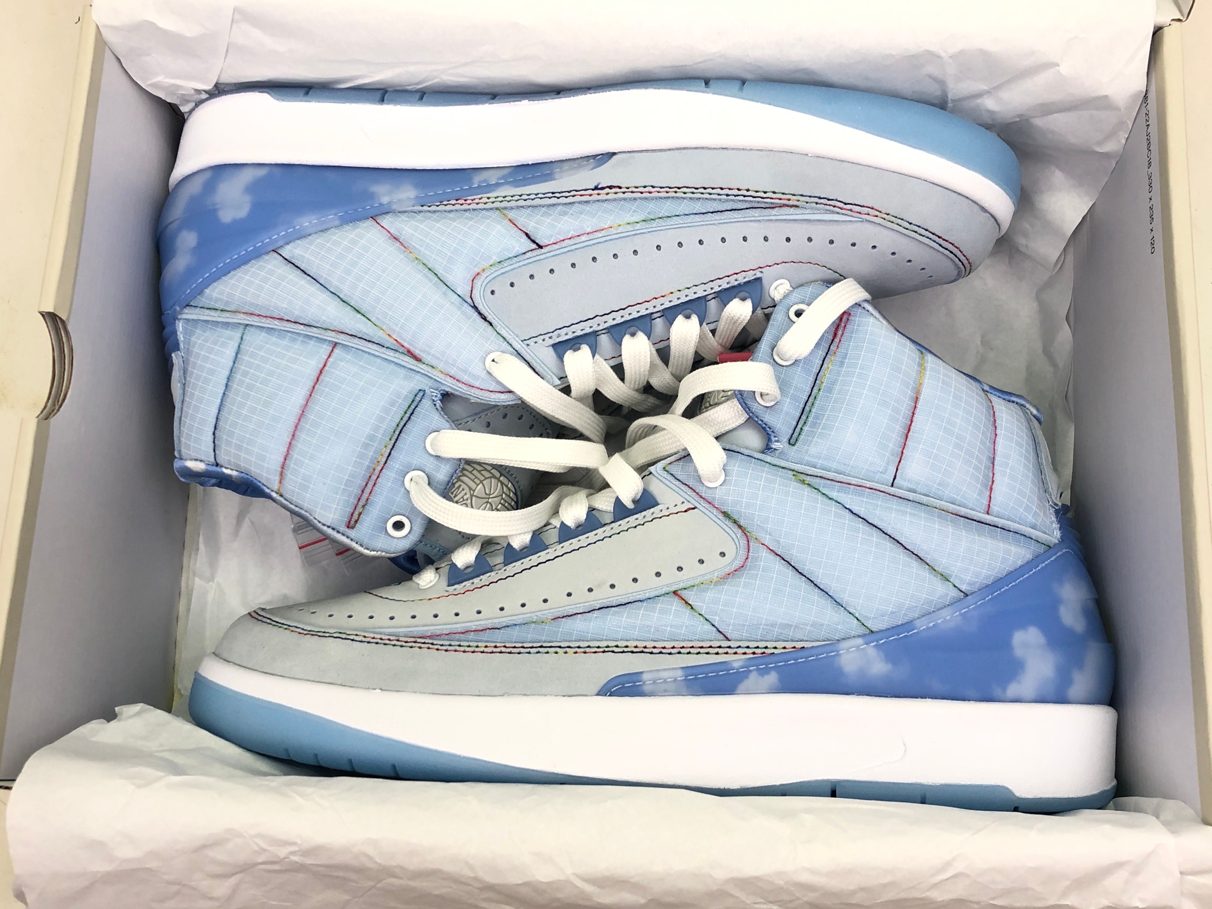 J Balvin × Nike Air Jordan 2 Retro SP "Celestine Blue/White/Multi Color"