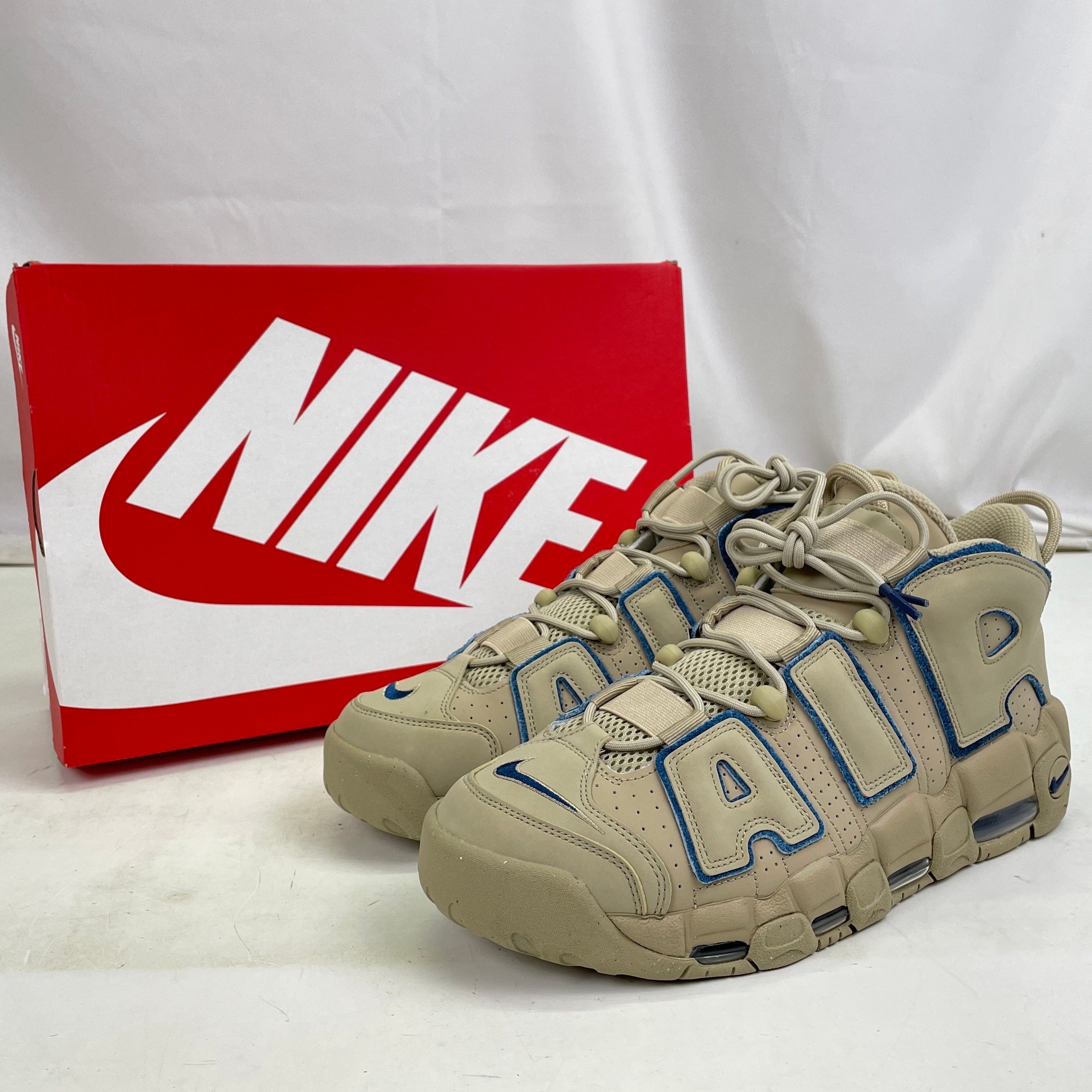 Nike Air More Uptempo Limestone and Valerian Blue 28cm DV6993-200-