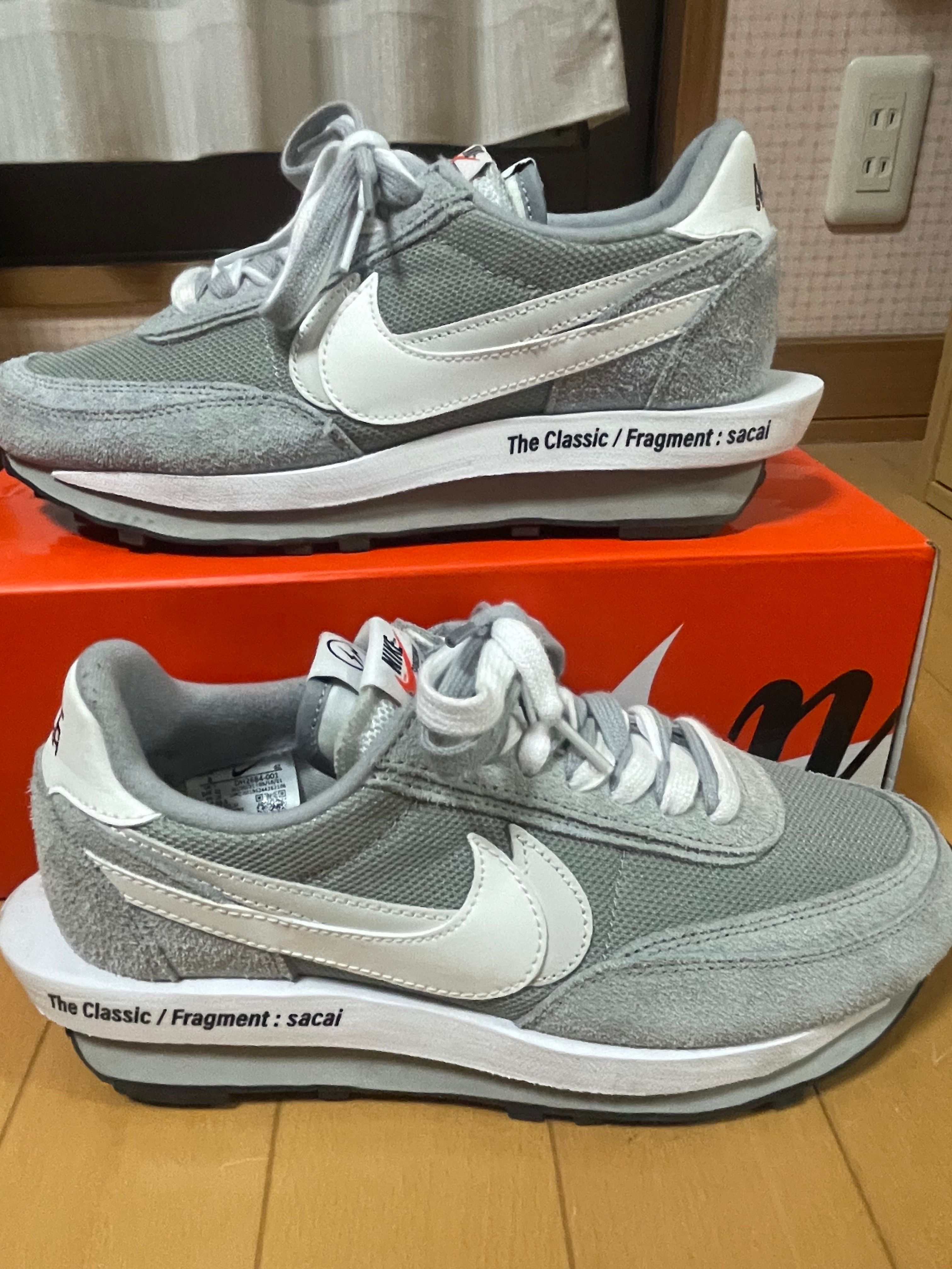 Fragment × sacai × Nike LD Waffle "Light Smoke Grey"
