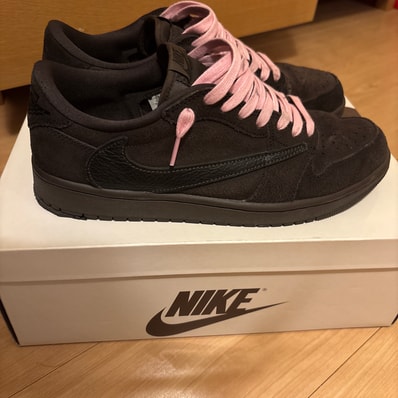 Travis Scott × Nike Air Jordan 1 Low OG SP "Velvet Brown and Dark Mocha"