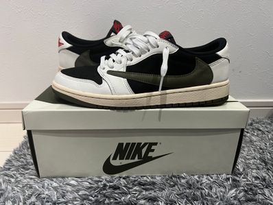 Travis Scott × Nike Women's Air Jordan 1 Low OG "Medium Olive"