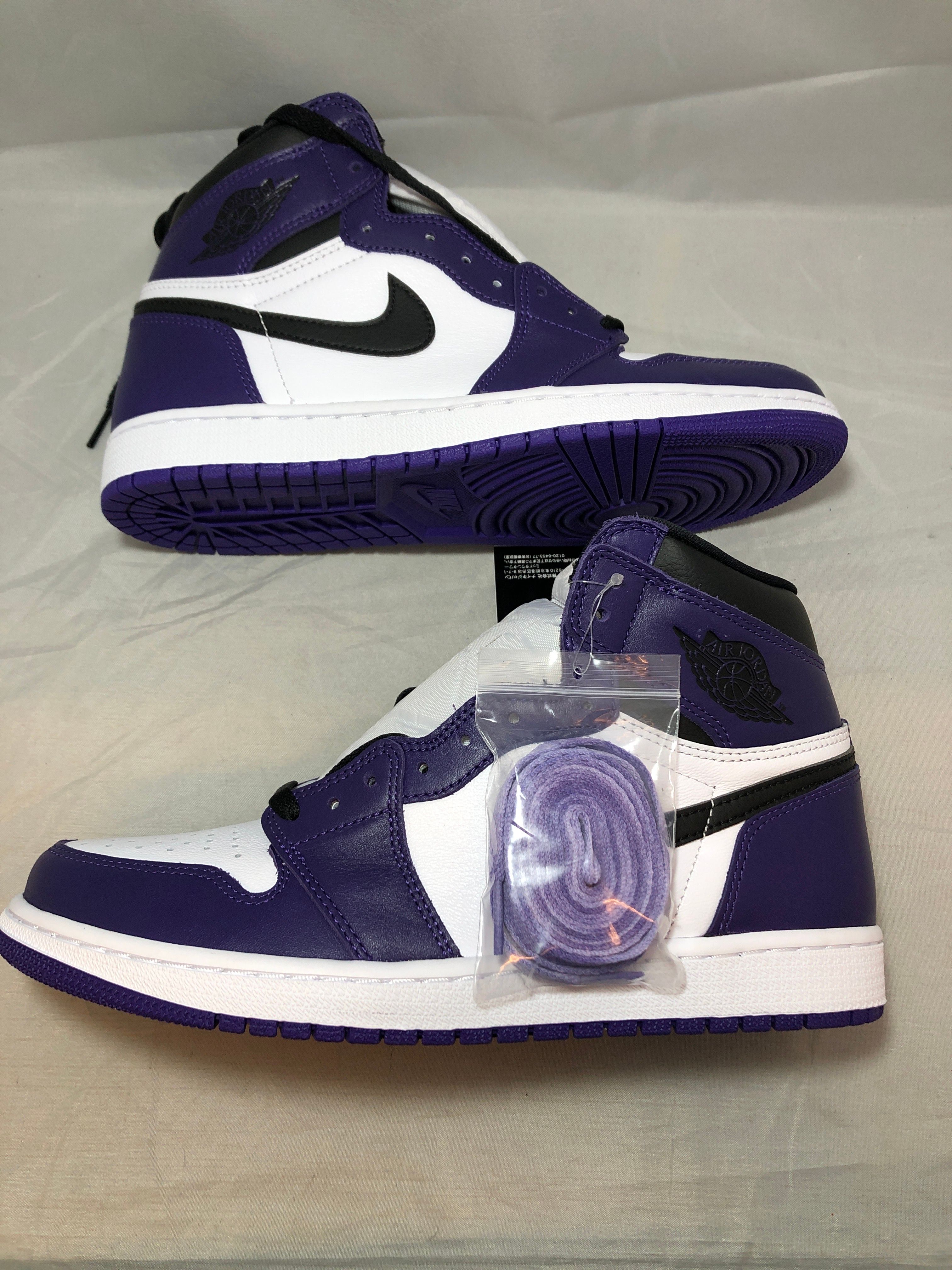 Nike Air Jordan 1 Retro High OG "Court Purple White/Black" (2020)   