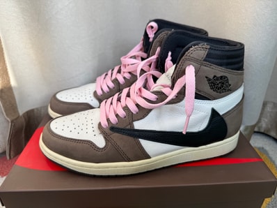 Travis Scott × Nike Air Jordan 1 Retro High OG TS SP "Sail/Dark Mocha"