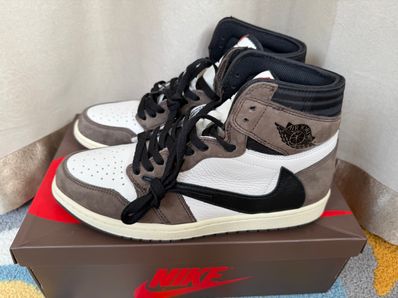 Travis Scott × Nike Air Jordan 1 Retro High OG TS SP "Sail/Dark Mocha"