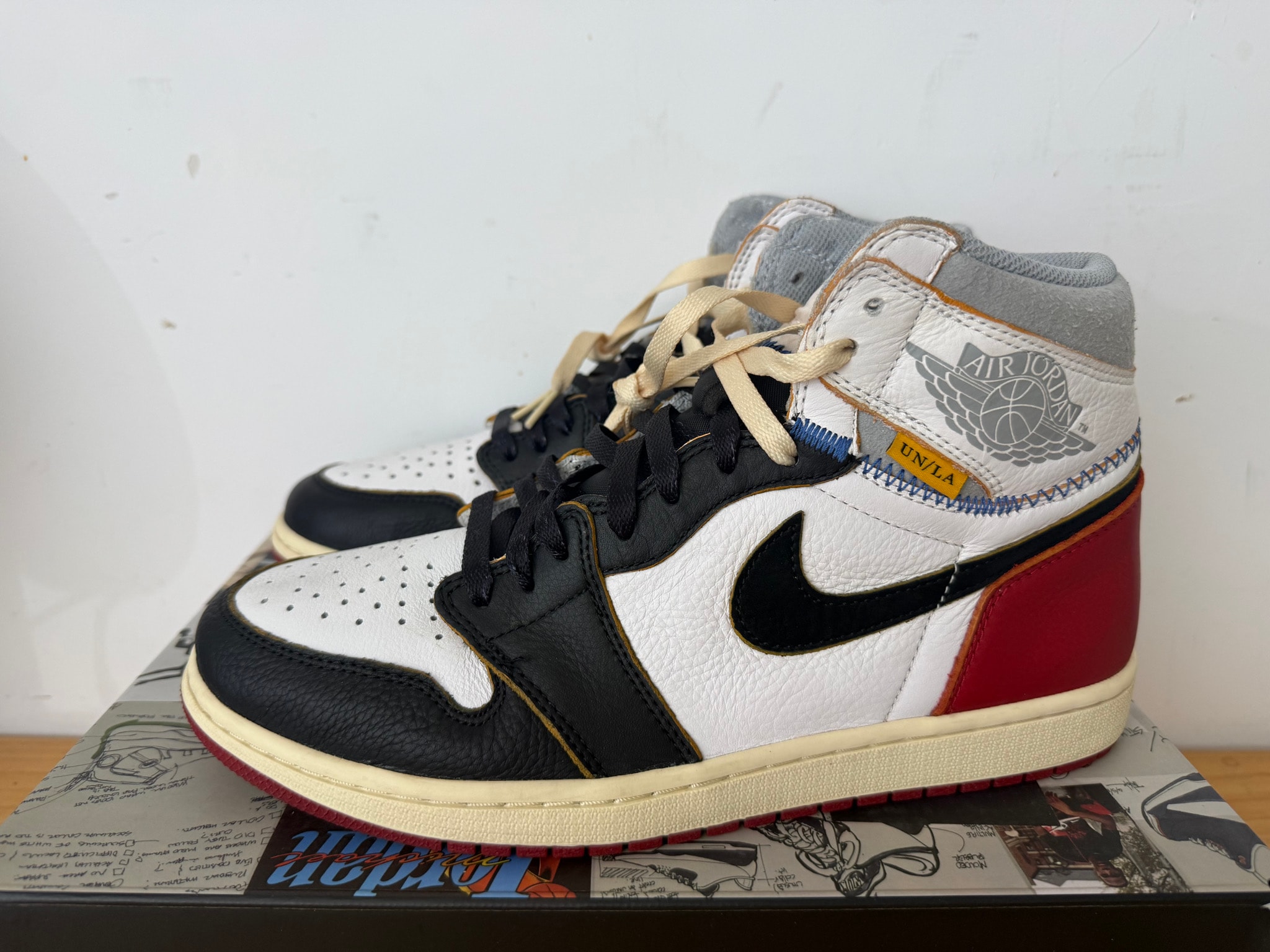 UNION × Nike Air Jordan 1 Retro High OG NRG "Varsity Red/Wolf Grey"