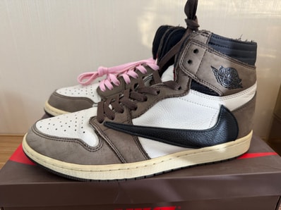 Travis Scott × Nike Air Jordan 1 Retro High OG TS SP "Sail/Dark Mocha"