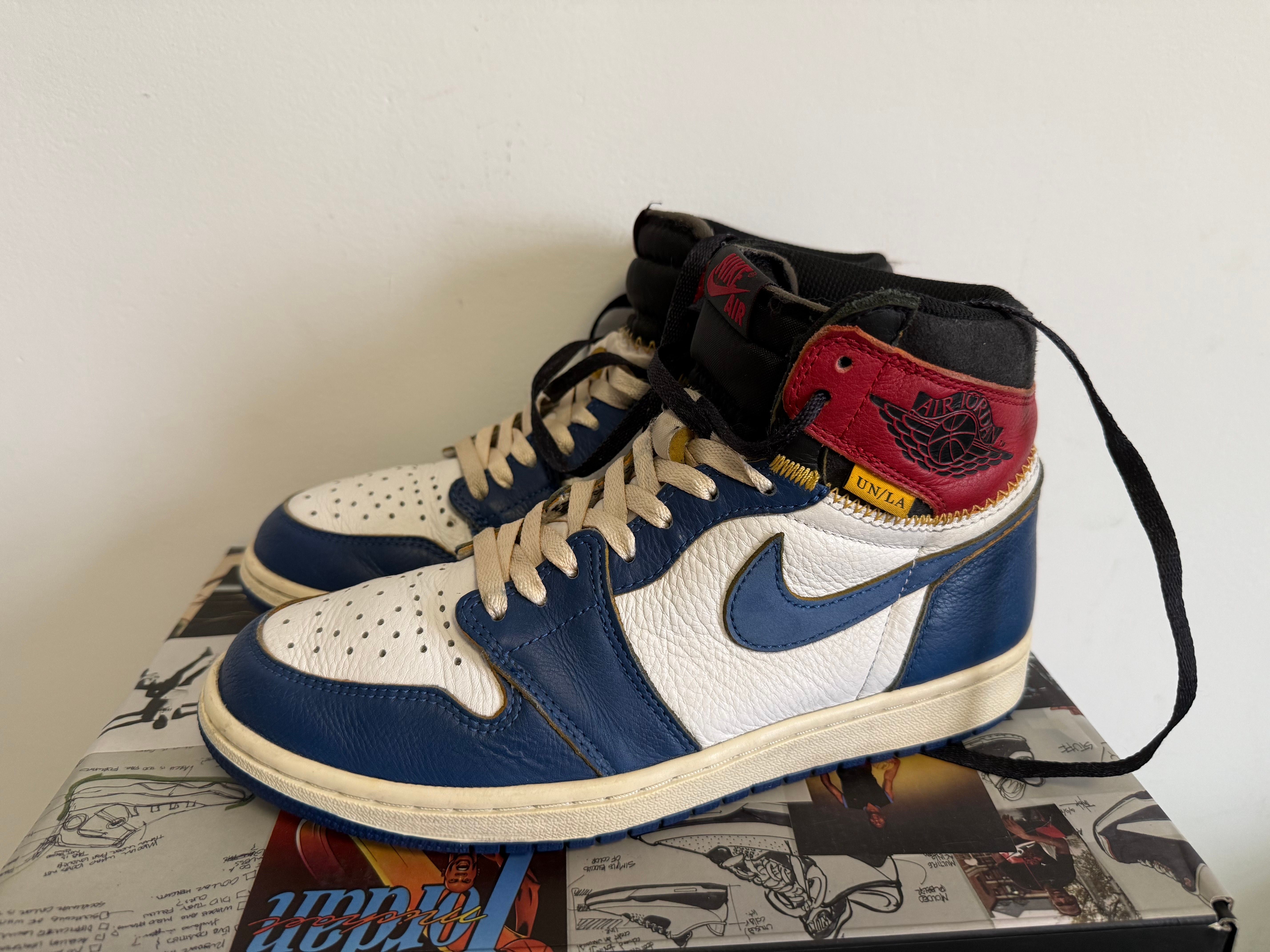 Union × Nike Air Jordan 1 Retro High OG NRG "Storm Blue/Varsity Red"