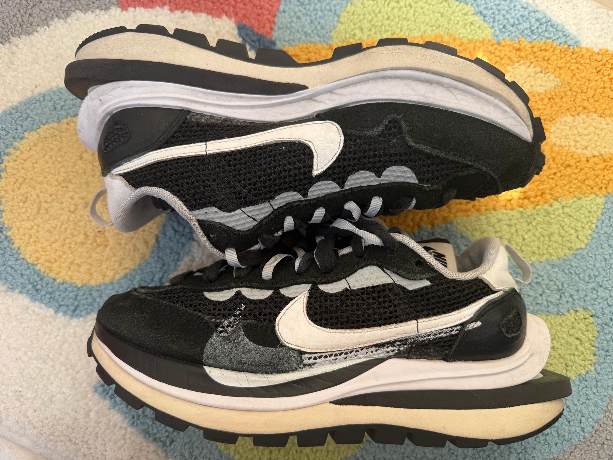 sacai × Nike Vapor Waffle "Black and White"
