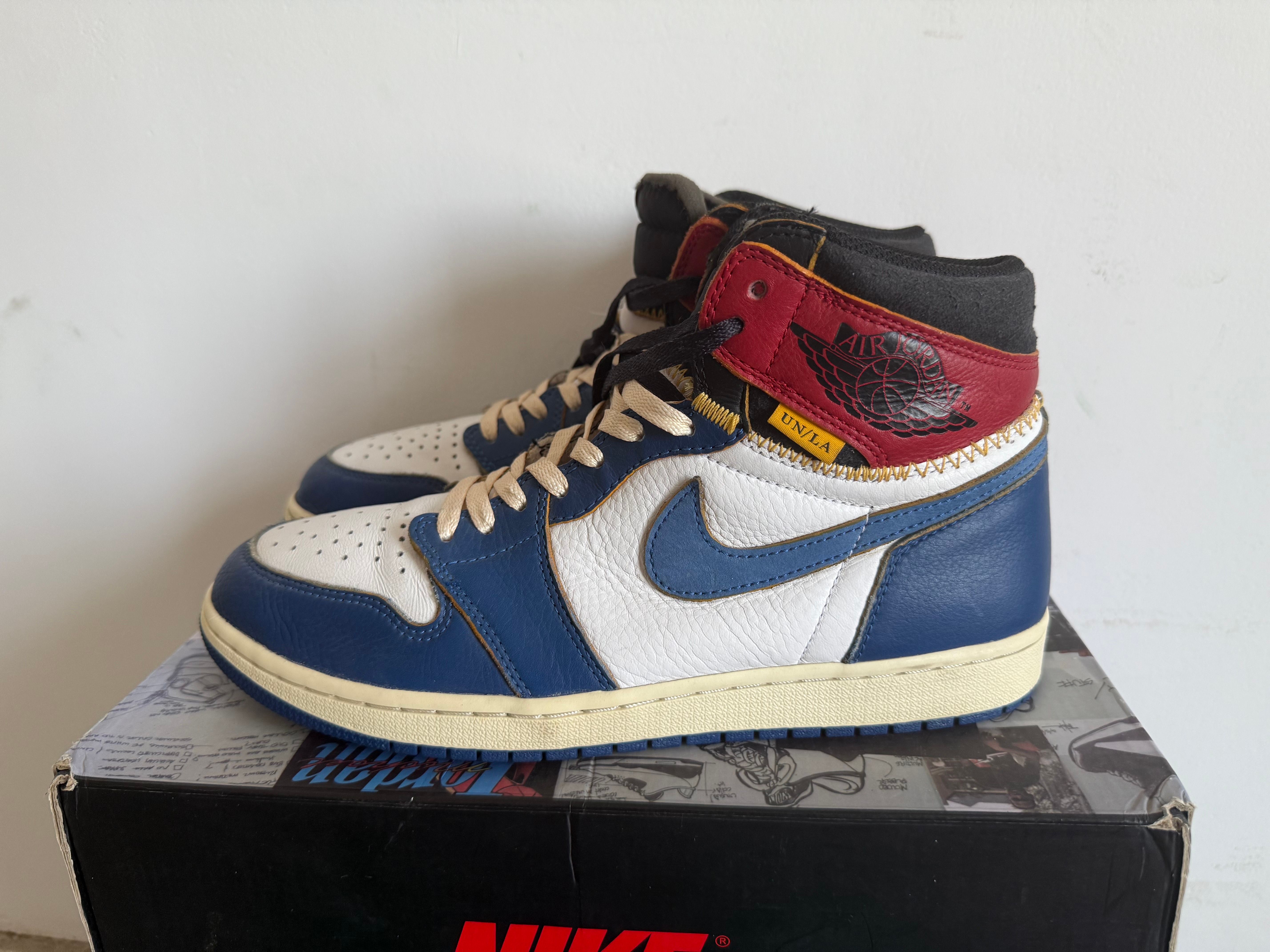 Union × Nike Air Jordan 1 Retro High OG NRG "Storm Blue/Varsity Red"