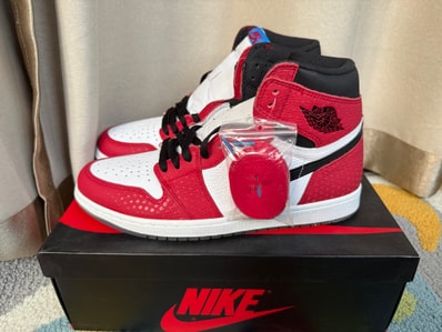 Spiderman × Nike Air Jordan 1 Origin Story "Gym Red/White/Photo Blue/Black"