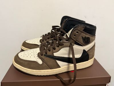 Travis Scott × Nike Air Jordan 1 Retro High OG TS SP "Sail/Dark Mocha"