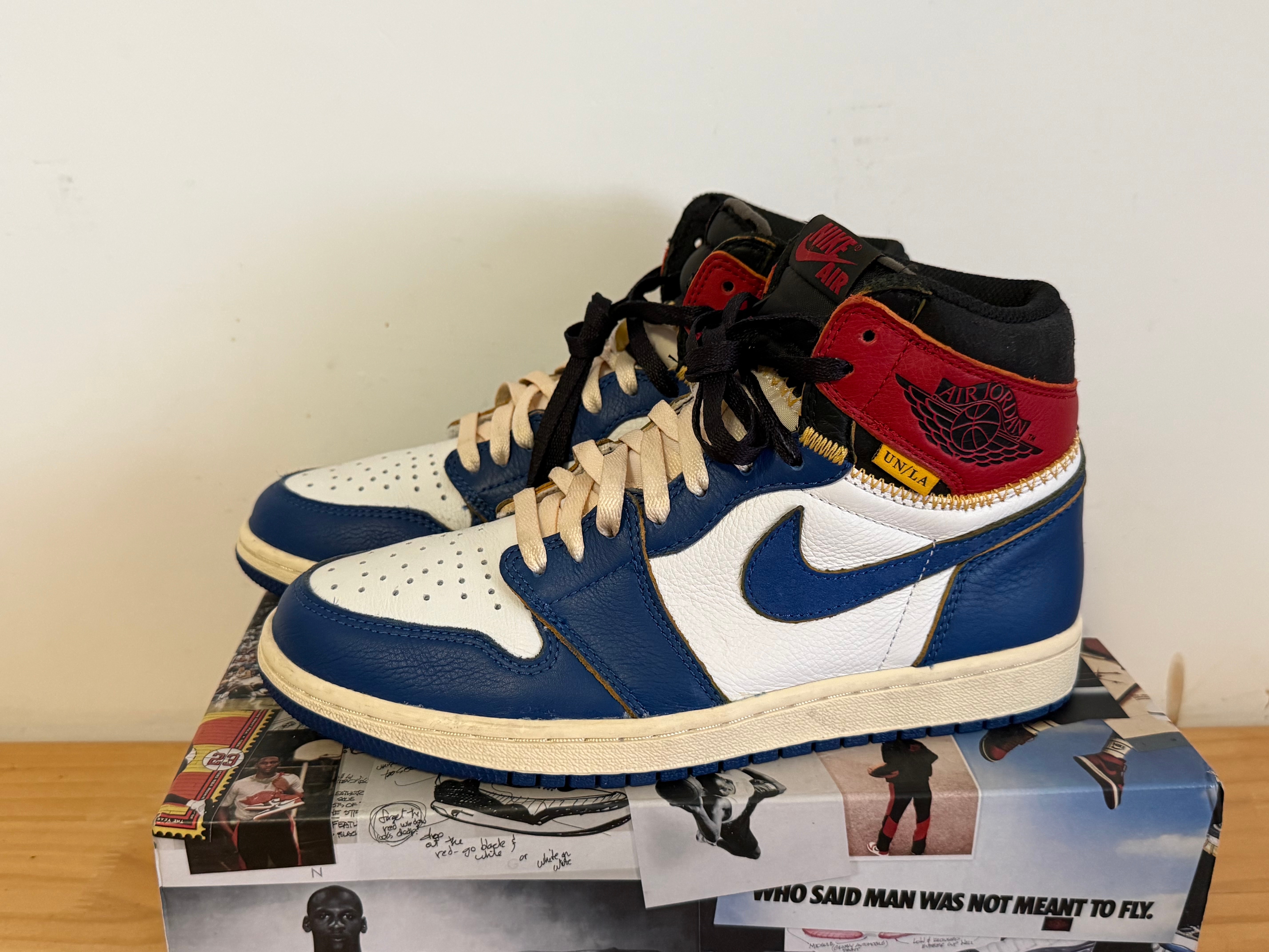Union × Nike Air Jordan 1 Retro High OG NRG "Storm Blue/Varsity Red"