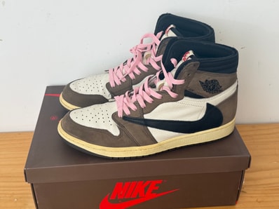 Travis Scott × Nike Air Jordan 1 Retro High OG TS SP "Sail/Dark Mocha"