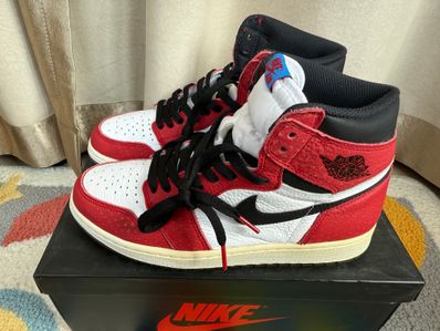 Spiderman × Nike Air Jordan 1 Origin Story "Gym Red/White/Photo Blue/Black"