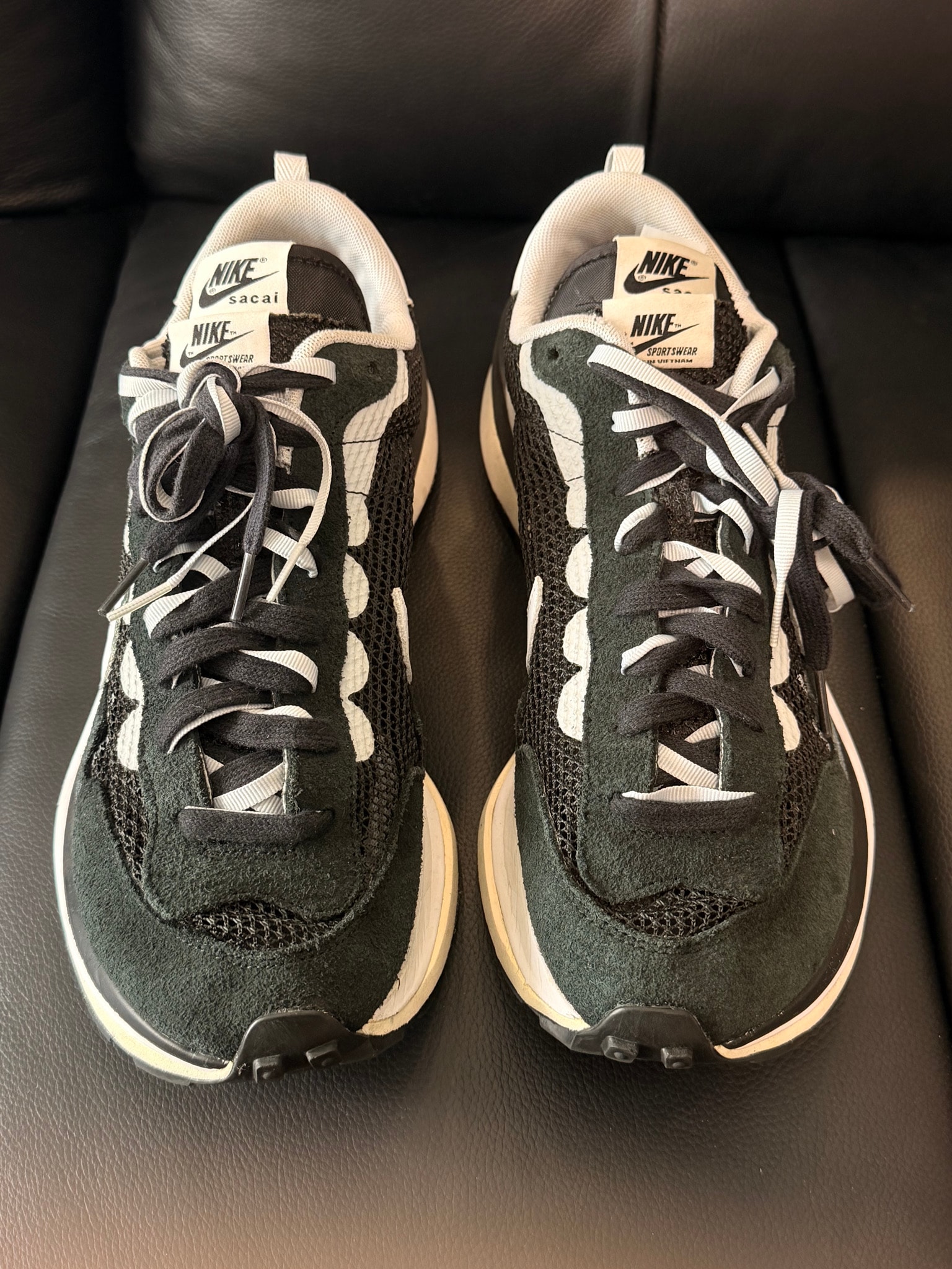 sacai × Nike Vapor Waffle "Black and White"