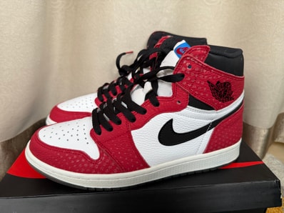 Spiderman × Nike Air Jordan 1 Origin Story "Gym Red/White/Photo Blue/Black"