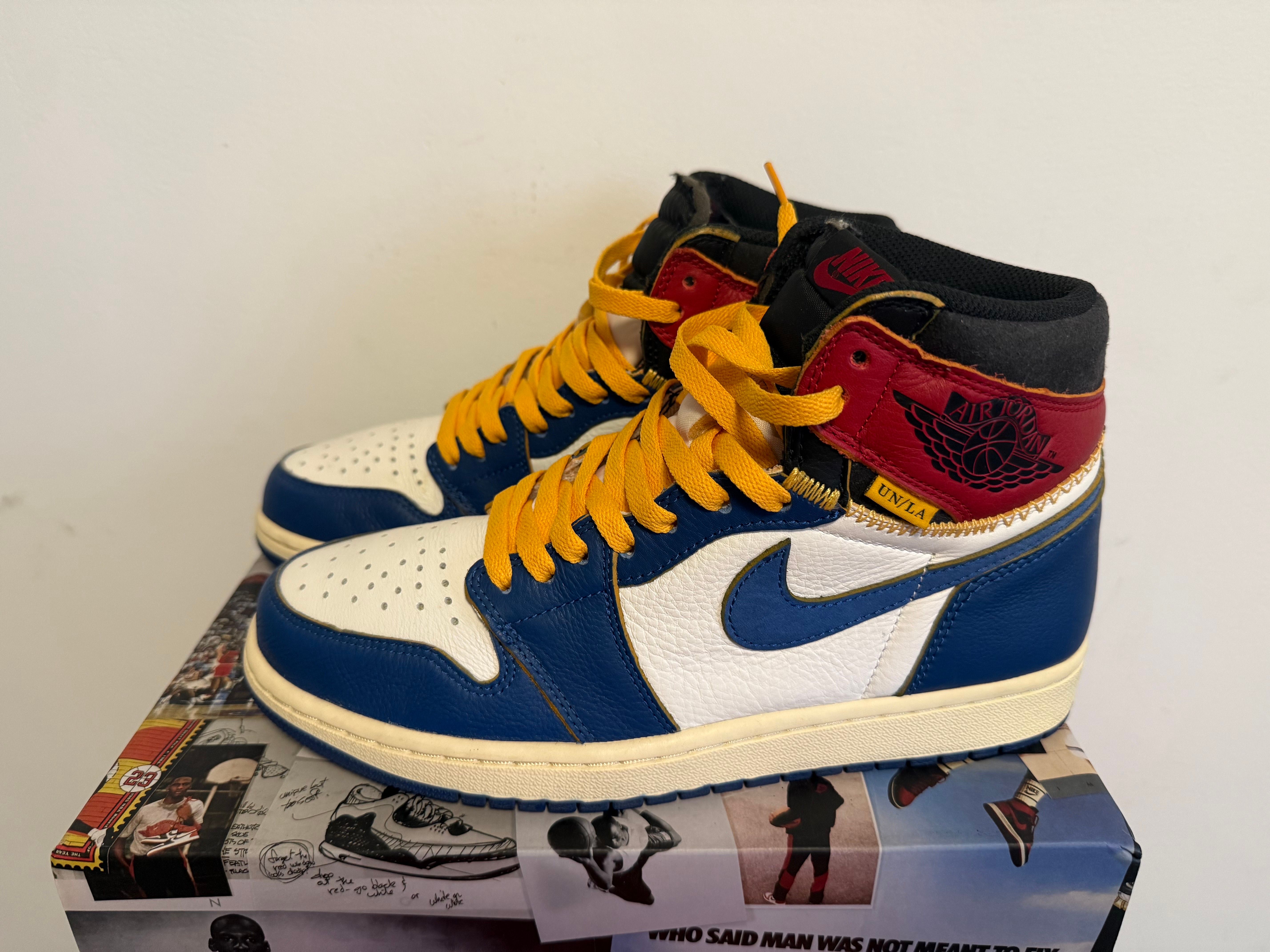 Union × Nike Air Jordan 1 Retro High OG NRG "Storm Blue/Varsity Red"