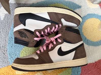 Travis Scott × Nike Air Jordan 1 Retro High OG TS SP "Sail/Dark Mocha"