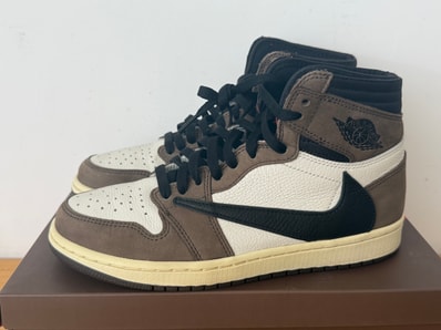 Travis Scott × Nike Air Jordan 1 Retro High OG TS SP "Sail/Dark Mocha"