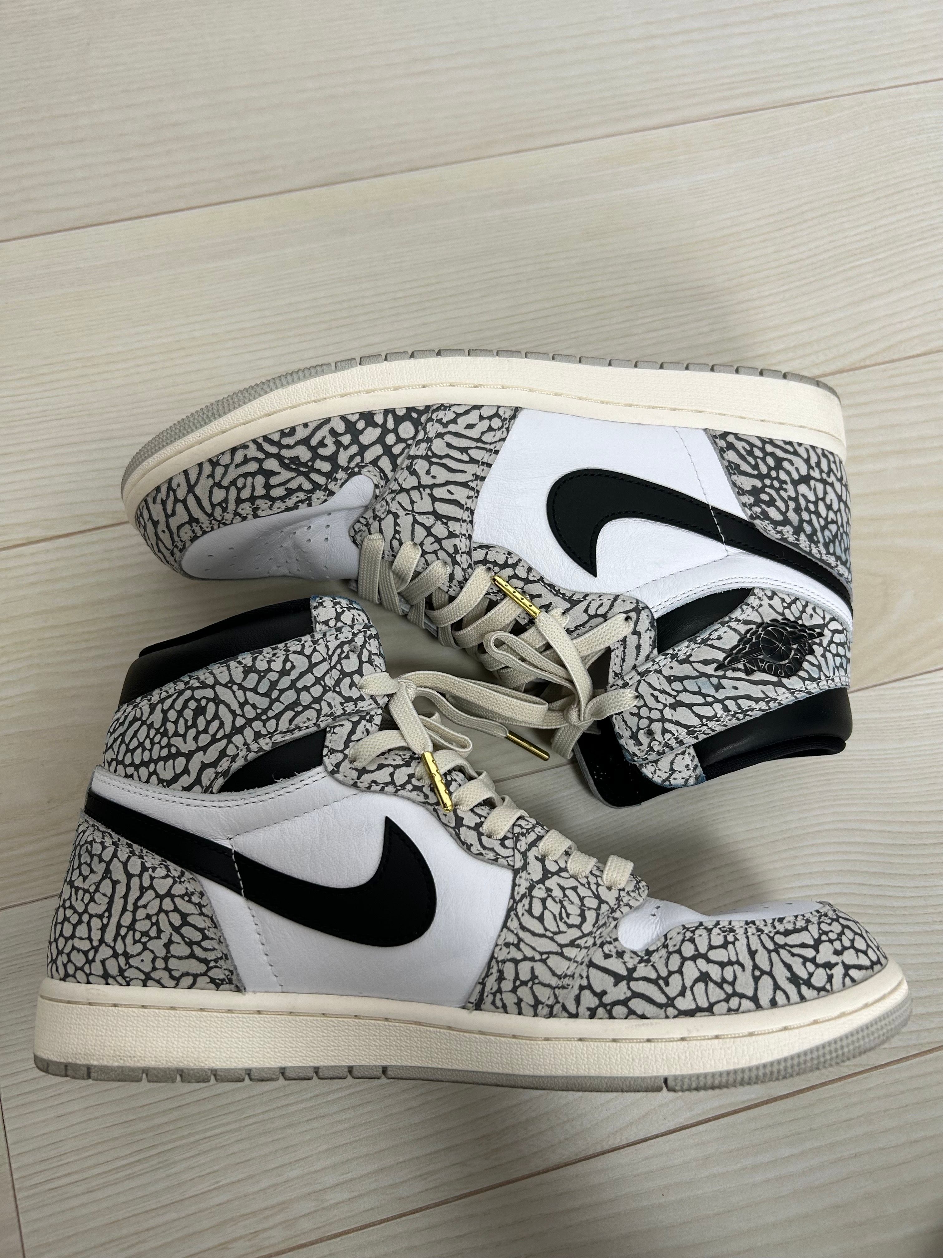 Nike Air Jordan 1 High OG "White Cement/Safari"