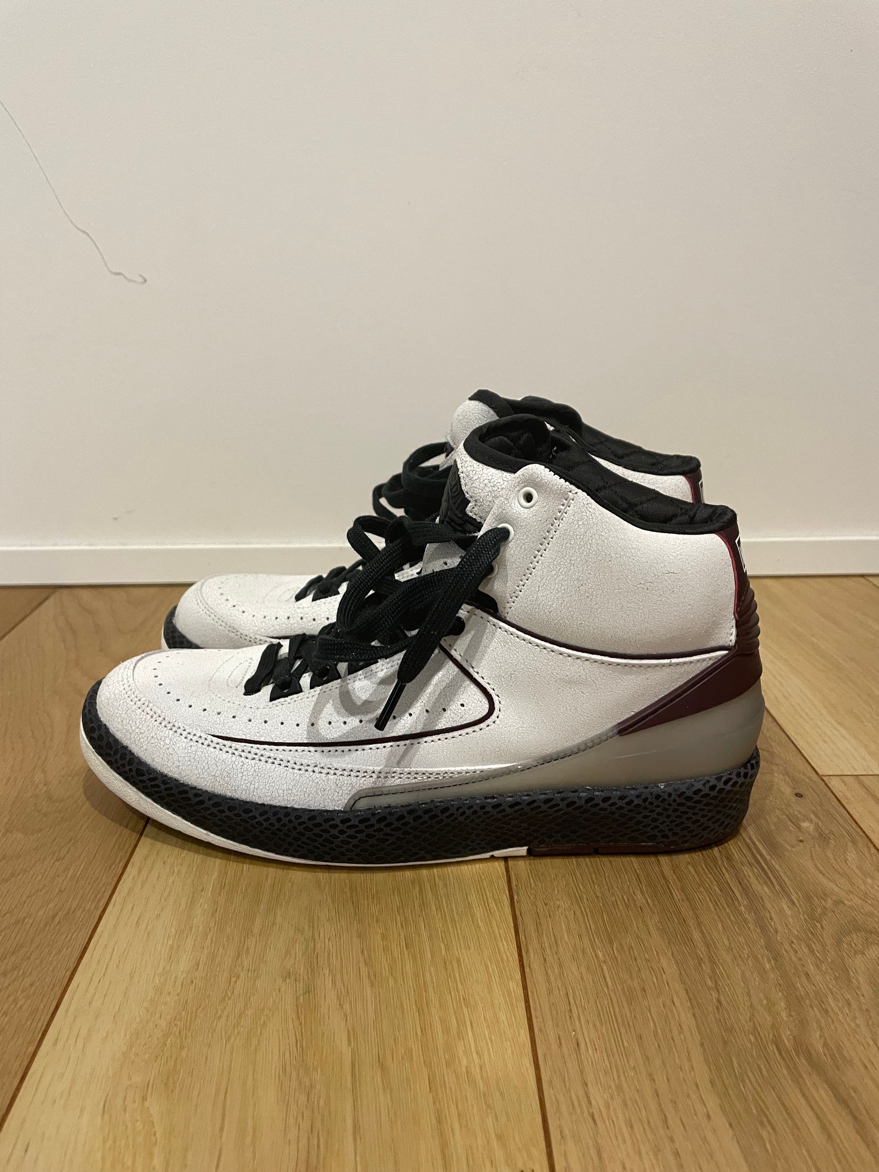 A Ma Maniere × Nike Air Jordan 2 "Airness/Sail and Burgundy"