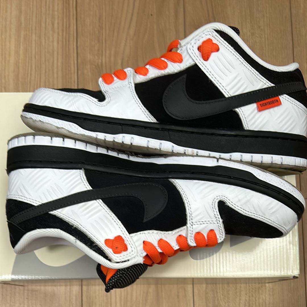 TIGHTBOOTH × Nike SB Dunk Low Pro QS "Black and White"