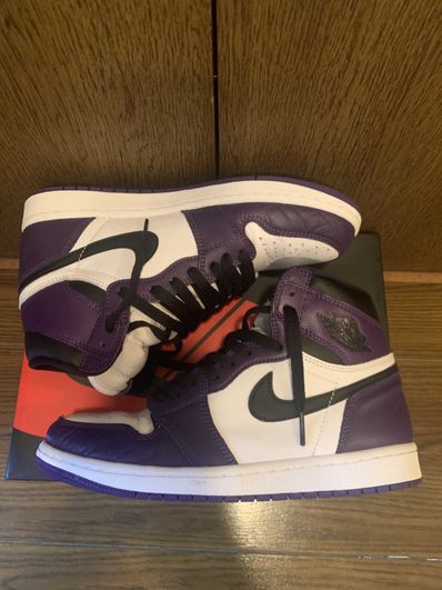 Nike Air Jordan 1 Retro High OG "Court Purple White/Black" (2020)