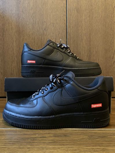 Supreme × Nike Air Force 1 Low "Black"