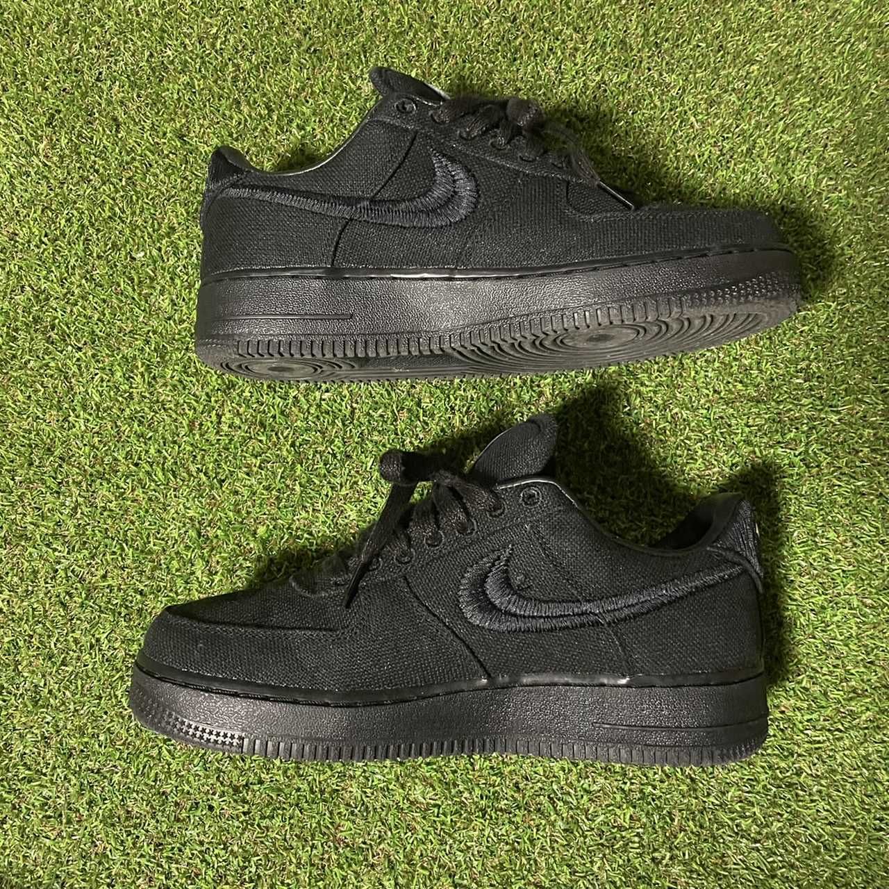 Stussy × Nike Air Force 1 Low "Triple Black"