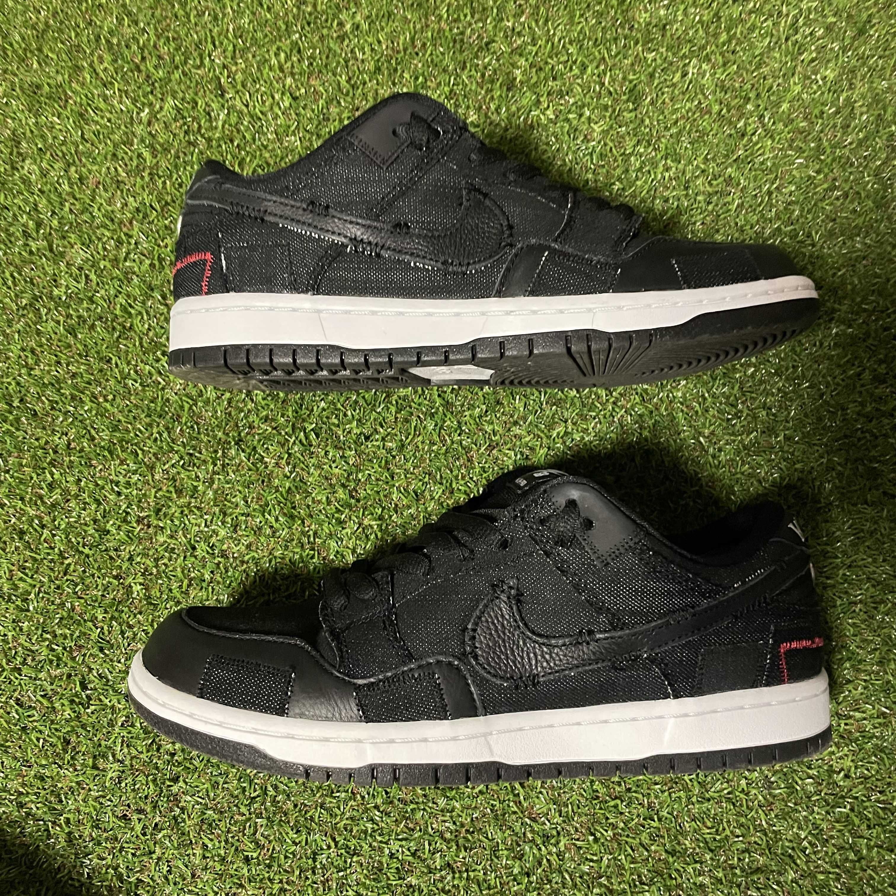 Wasted Youth × Nike SB Dunk Low "Black Denim" / VERDY