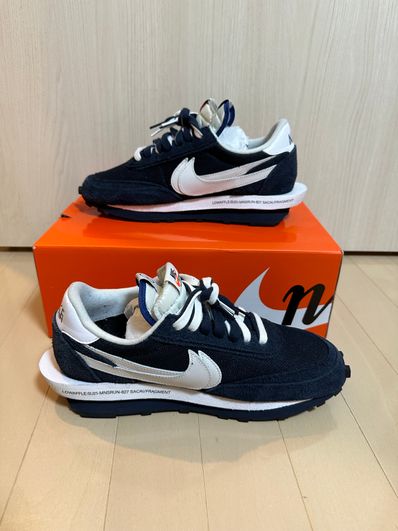 Fragment × sacai × Nike LD Waffle "Blackended Blue"