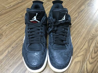 Nike Air Jordan 4 Retro "Laser Black/Gum"