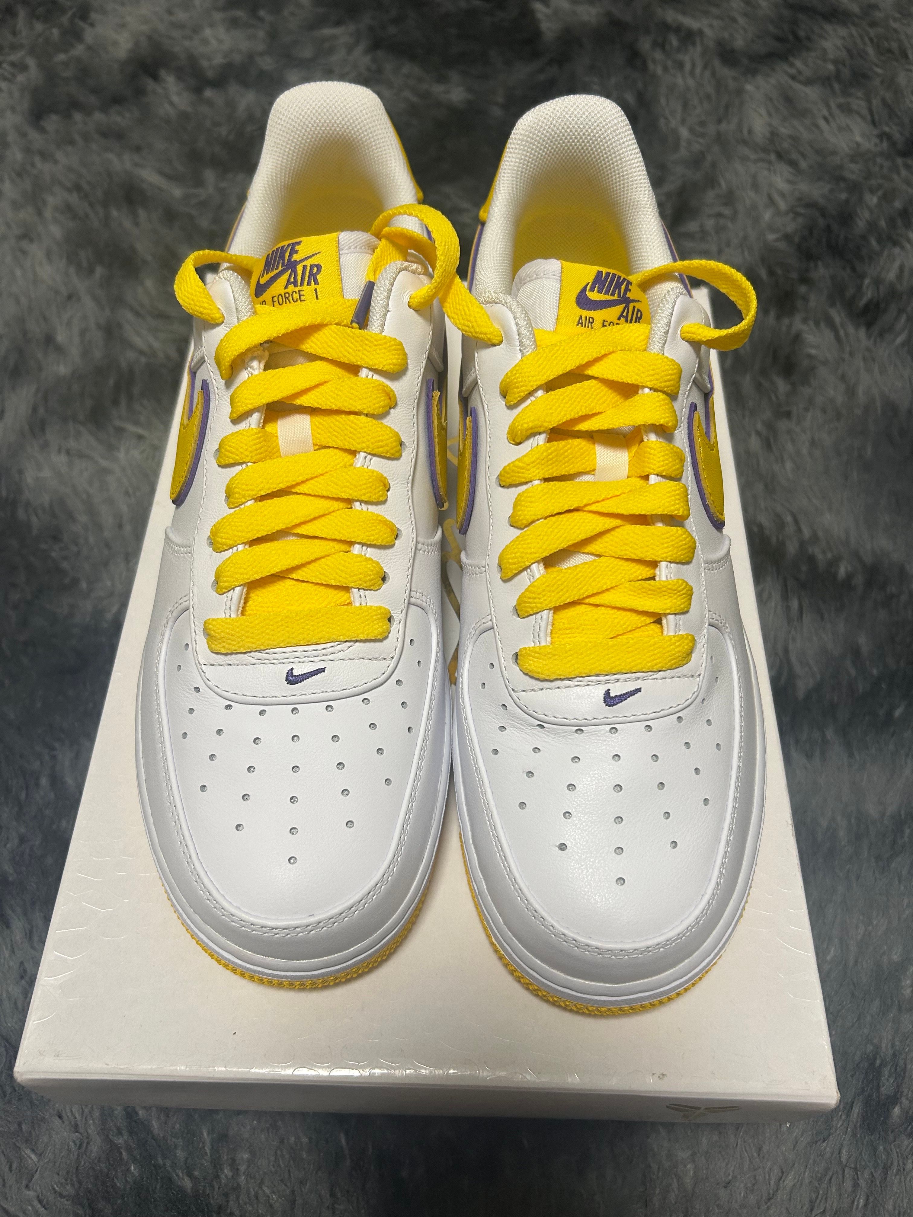 Kobe Bryant × Nike Air Force 1 Low Retro QS "Varsity Maize and Varsity Purple"