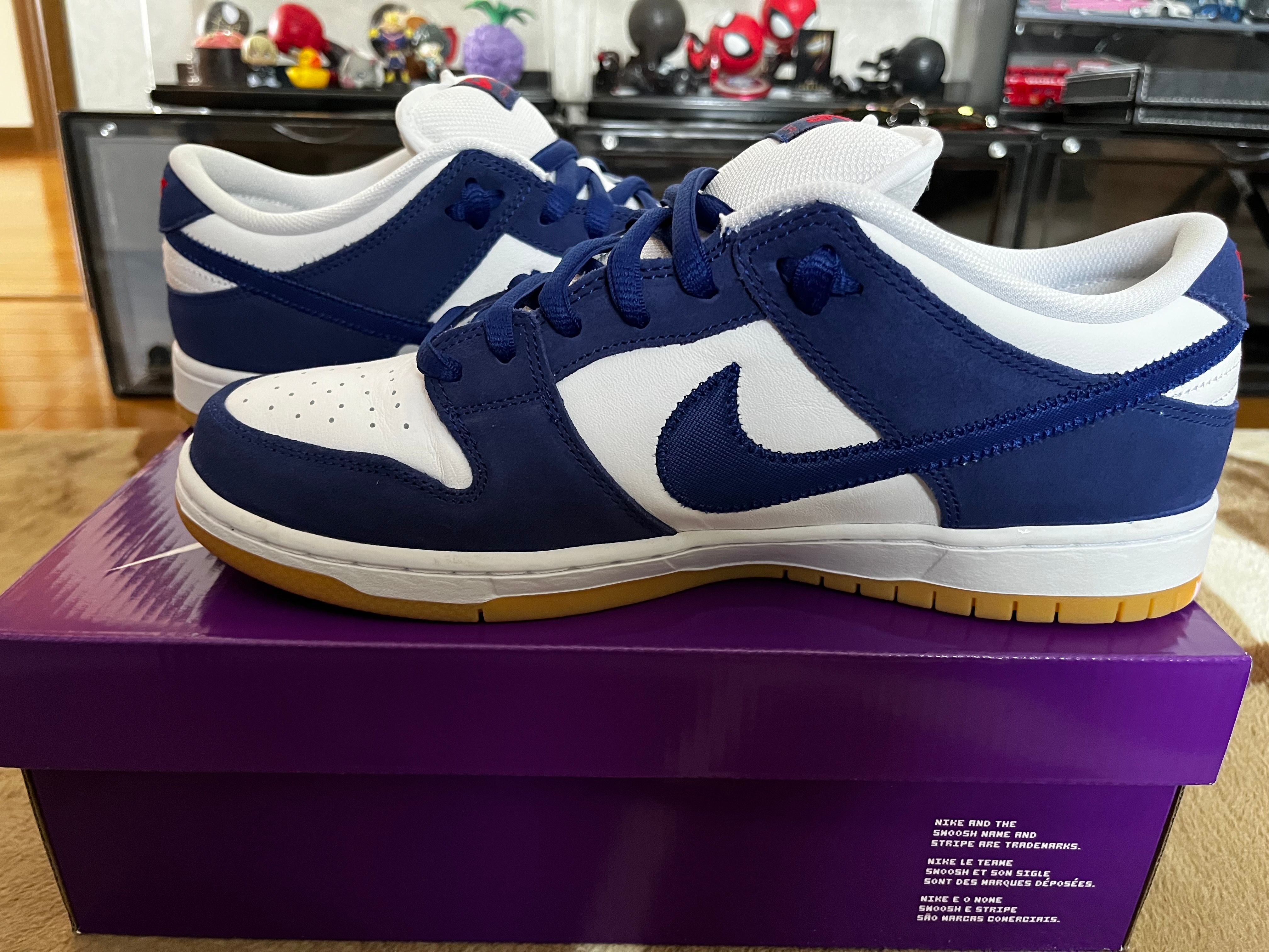 Nike SB Dunk Low "Los Angeles Dodgers/Deep Royal Blue"