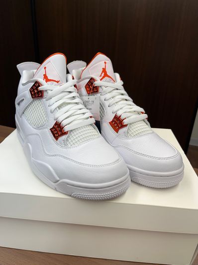 Nike Air Jordan 4 Retro "White/Team Orange"