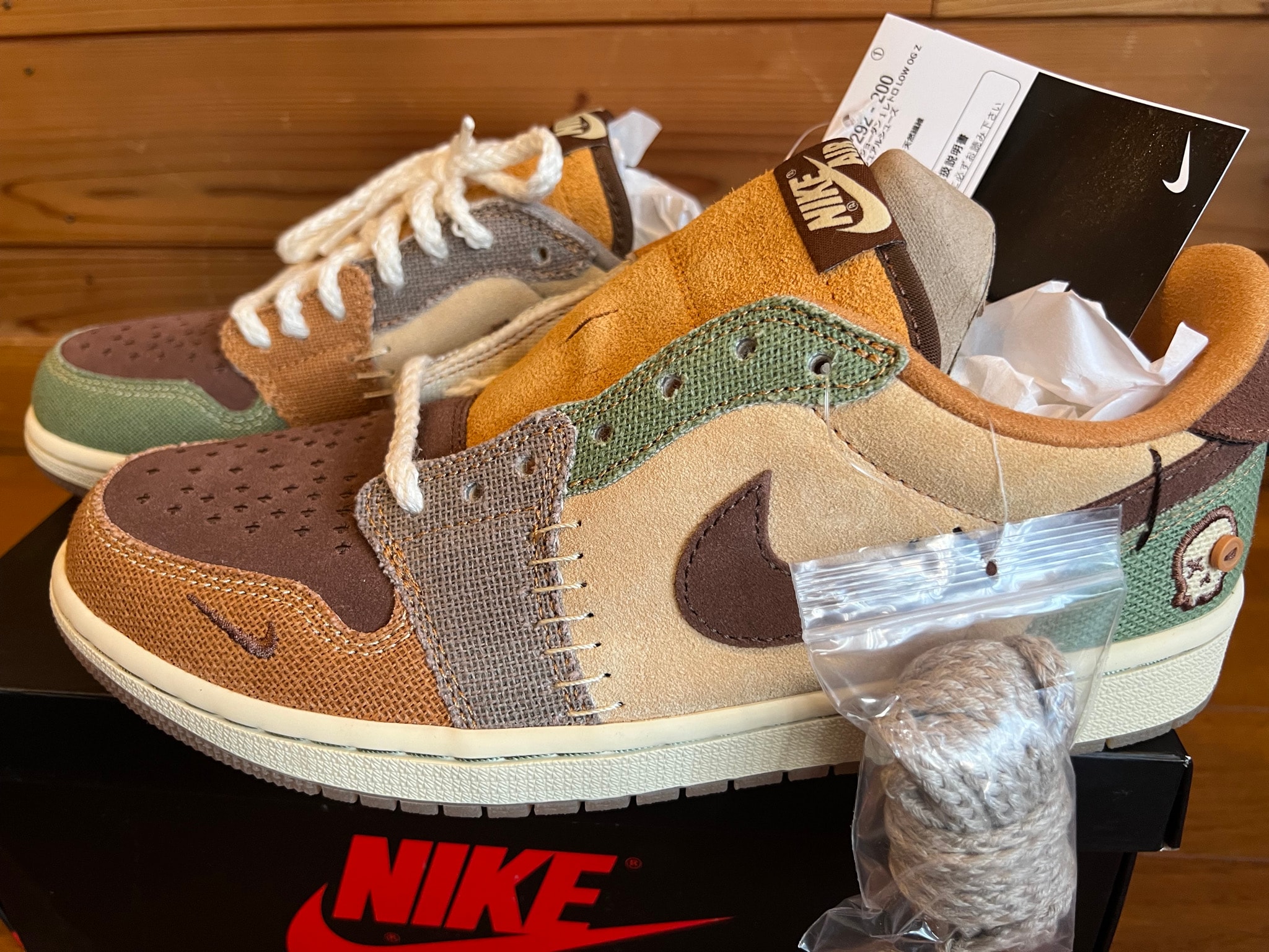 Zion Williamson × Nike Air Jordan 1 Low OG "Flax and Oil Green"